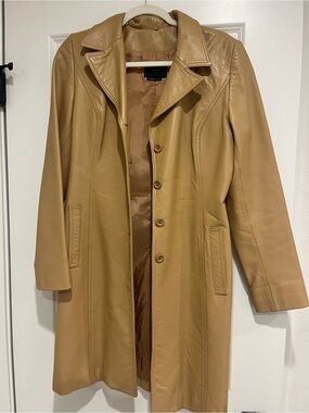 Vintage all leather coat purchased 1998  San Francisco high e d boutique.